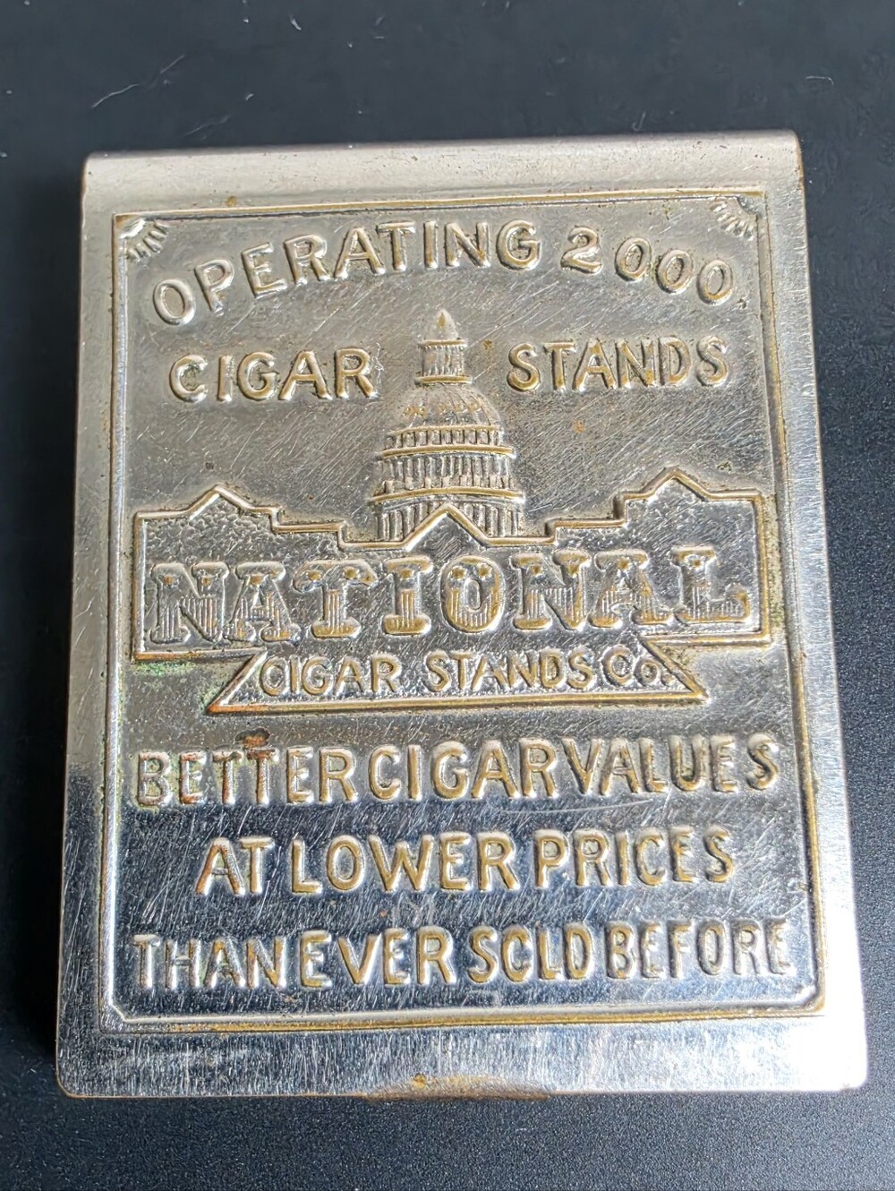National Cigar Stands Co Small Matchbook Holder